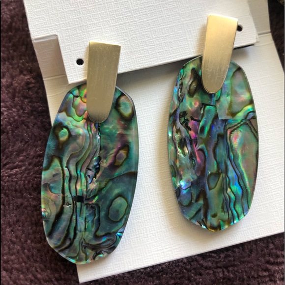Kendra Scott Aragon Abalone earrings - Picture 1 of 7